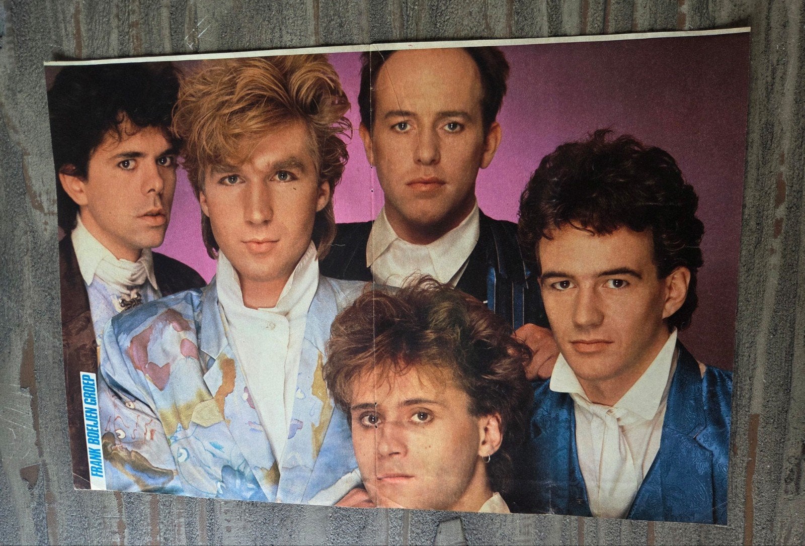Frank Boeijen Groep Poster - Jaren '80, Ophalen of Verzenden, Zo goed als nieuw, A1 t/m A3, Muziek