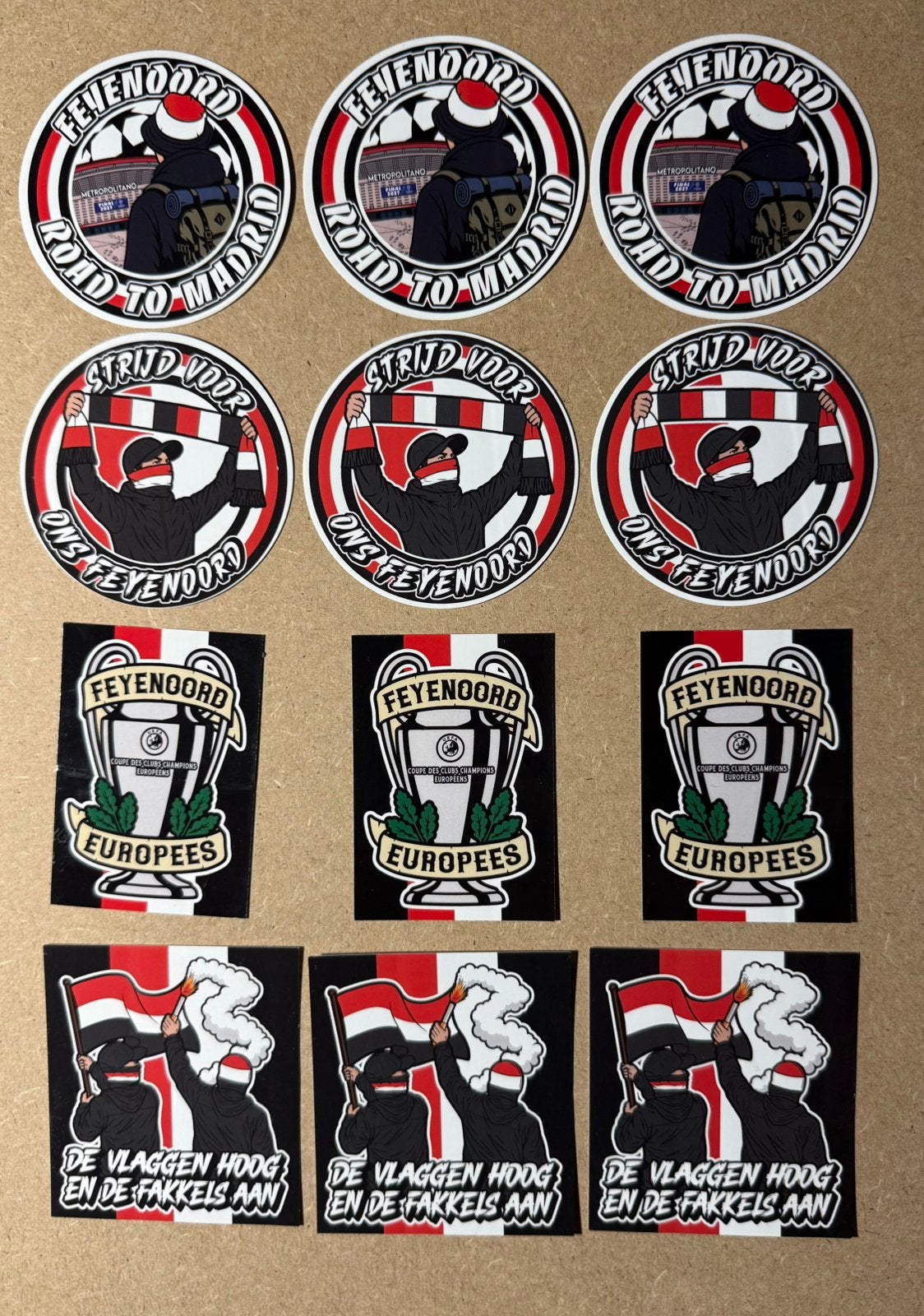 Feyenoord stickers mix 2.0, Ophalen of Verzenden, Nieuw, Overige typen