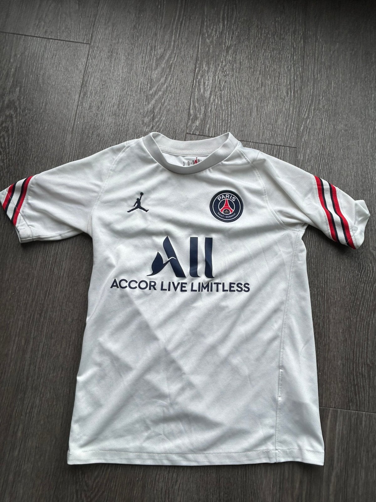 Wit Nike Paris Saint-Germain 4th shirt 2021-2022, Maat XS of kleiner, Ophalen of Verzenden, Zo goed als nieuw, Shirt