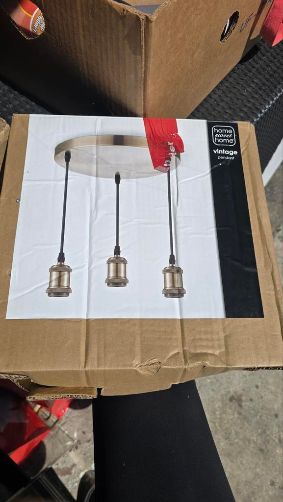 Nieuwe Home Sweet Home Hanglampen (Vintage, Billy, Leonardo), Huis en Inrichting, Nieuw, Vintage, Modern, Industrieel, Ophalen of Verzenden