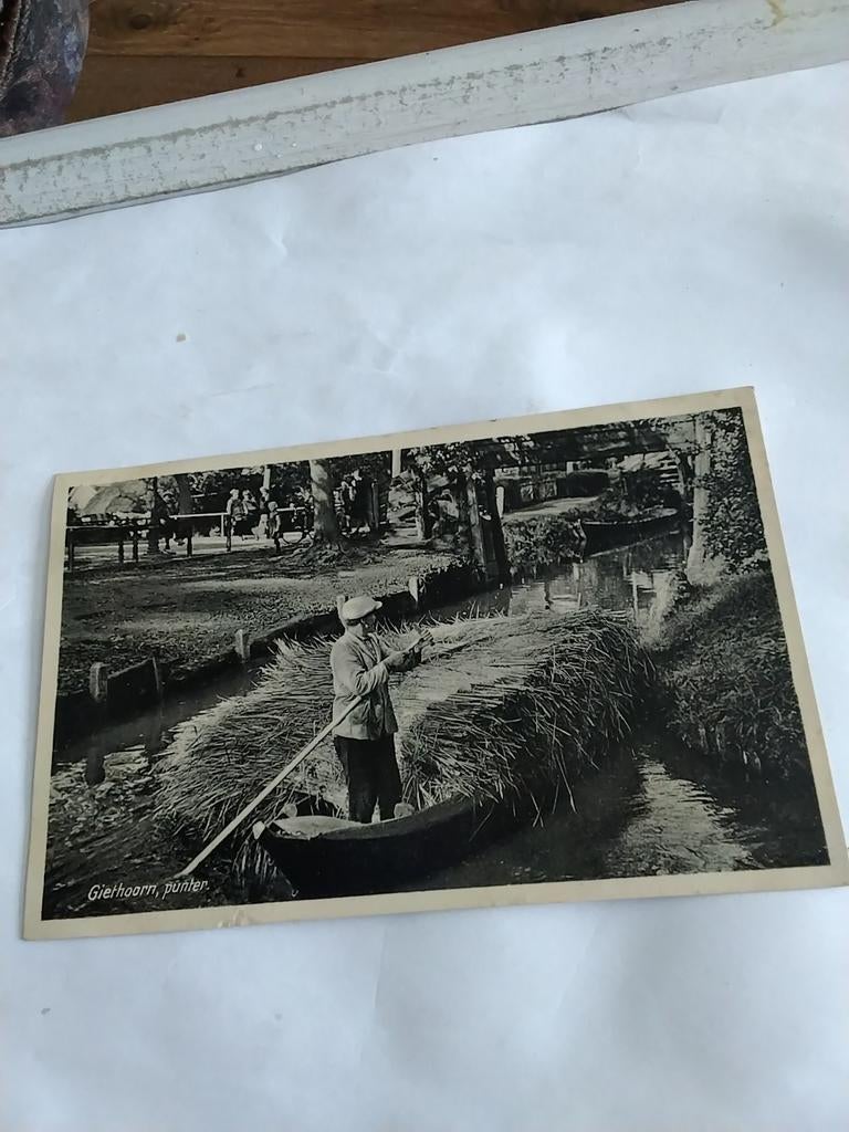 GIETHOORN. 1937.  PUNTER, Ophalen of Verzenden, 1920 tot 1940, Overijssel