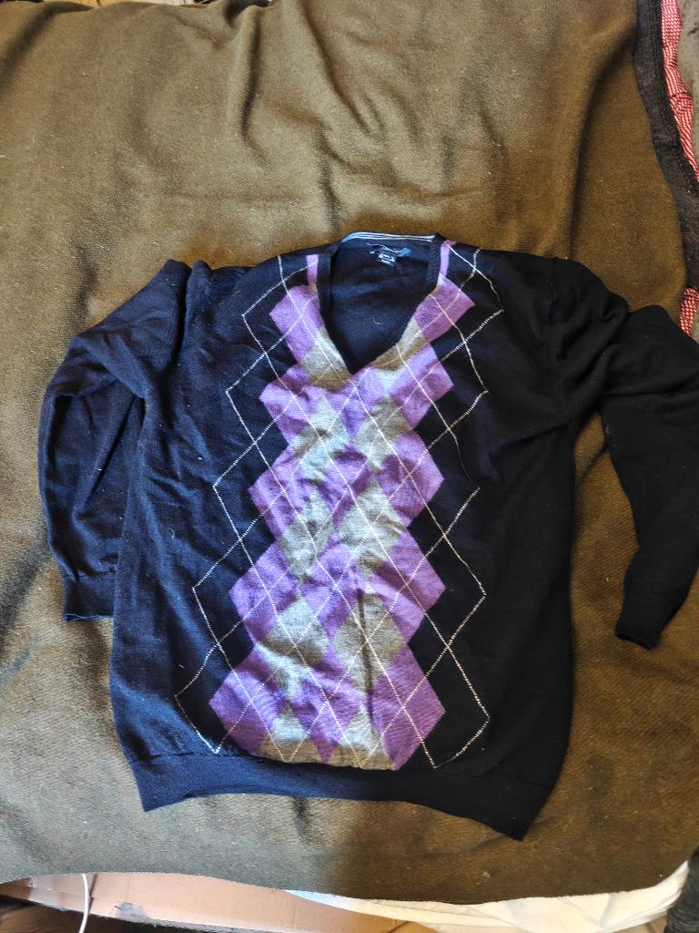 Trui ruit Gant 2XL, Kleding | Heren, Truien en Vesten, Verzenden, GANT, Paars, Maat 56/58 (XL)