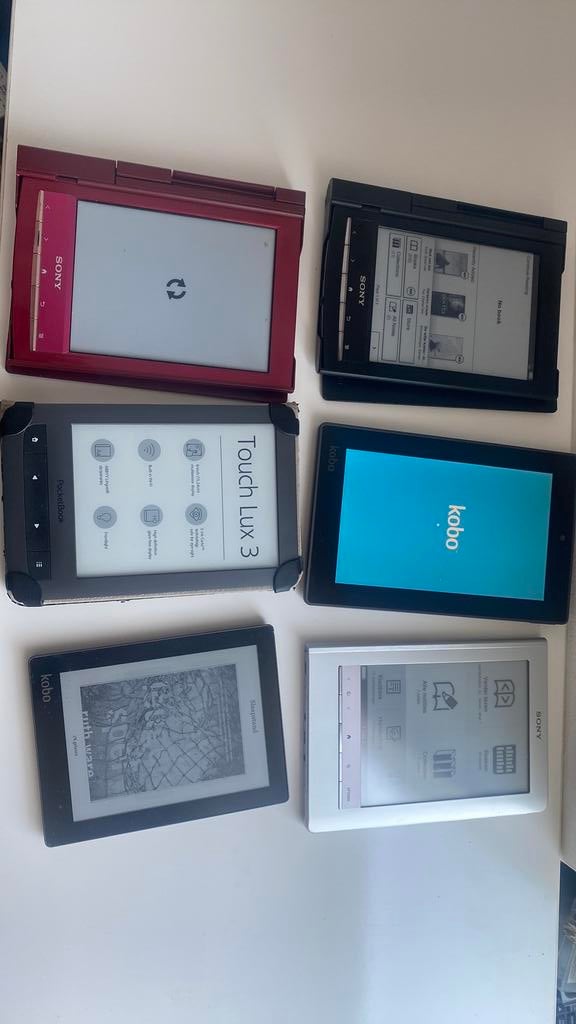 E-readers, Ophalen, Zo goed als nieuw