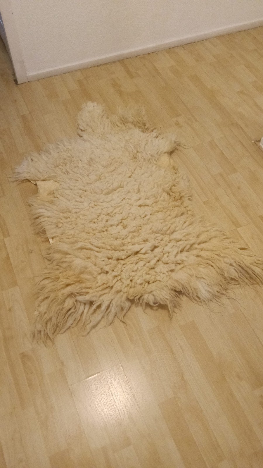 Schapenvacht ca 110cm bij 80, Ophalen, Rechthoekig, 100 tot 150 cm, 50 tot 100 cm