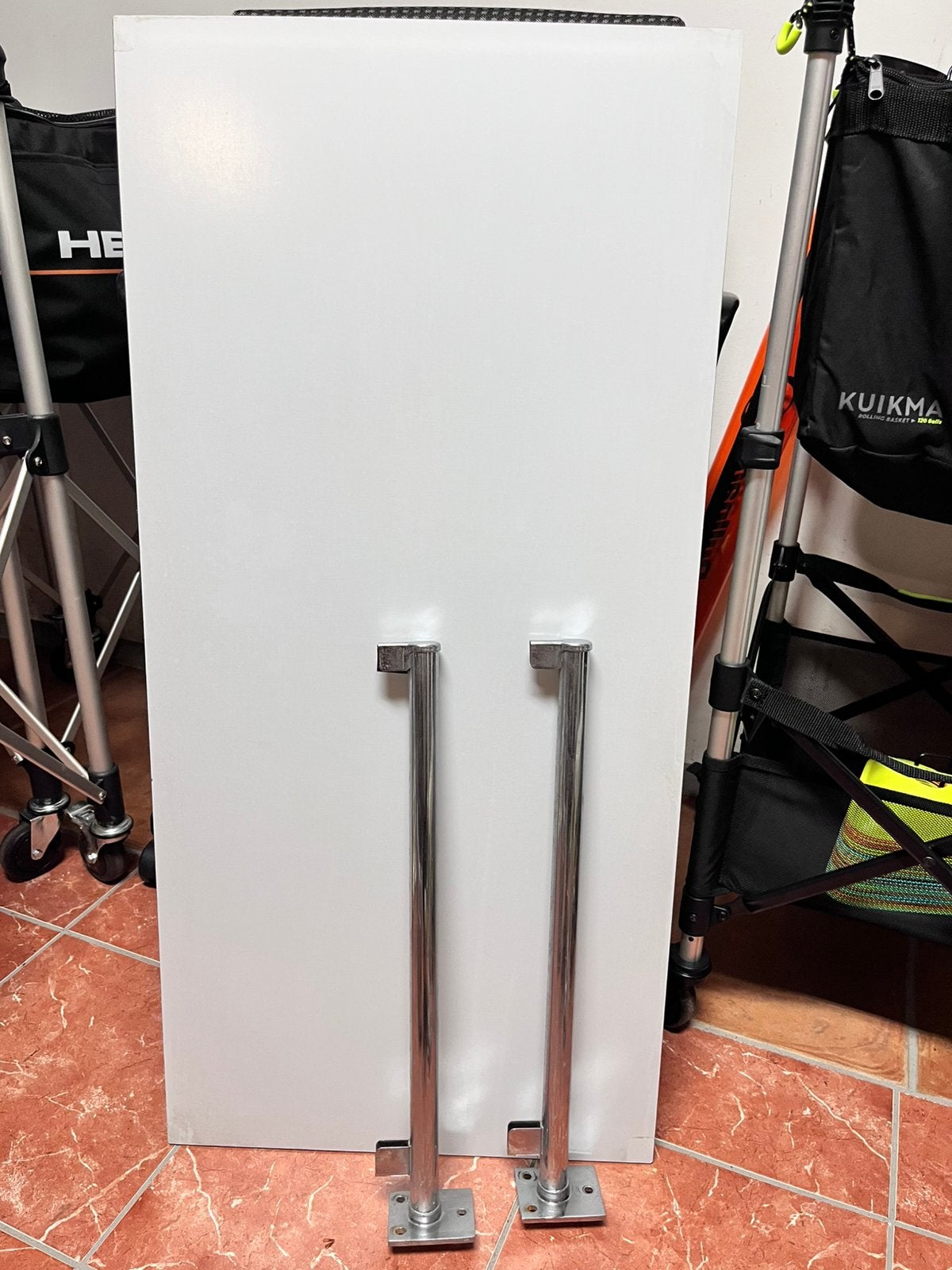 Schot voor tussen pisbakken - glas., Doe-het-zelf en Verbouw, Ophalen, Zo goed als nieuw, Minder dan 80 cm