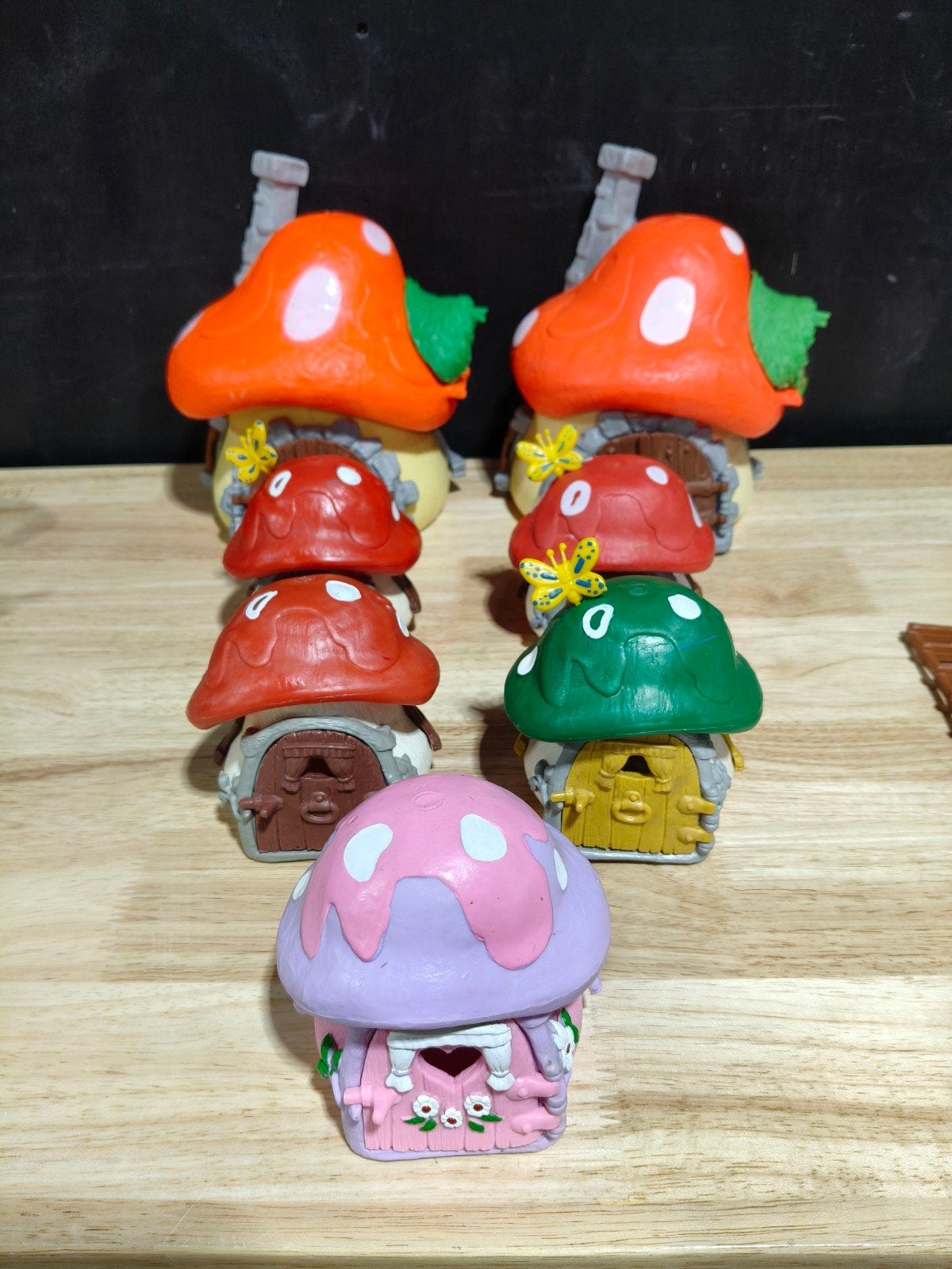 Smurfen huisjes groot Smurfin groen dak, Verzamelen, Smurfen, Ophalen, Verschillende Smurfen
