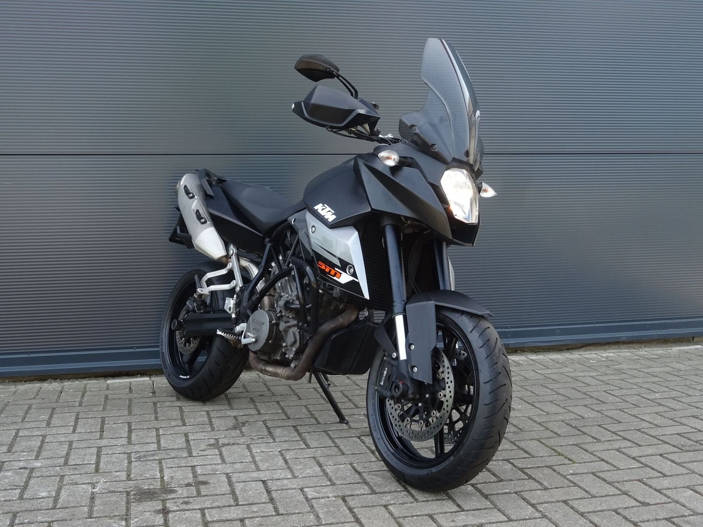 KTM 990 SUPERMOTO T 2009 SMT mat zwart, 2 cilinders, KTM, Motorrijbewijs A, Bedrijf
