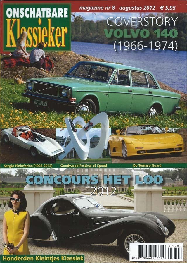 OK 8 2012 : Volvo 140 - Wolseley 16/60 - De Tomaso Guara, Ophalen of Verzenden, Gelezen, Algemeen