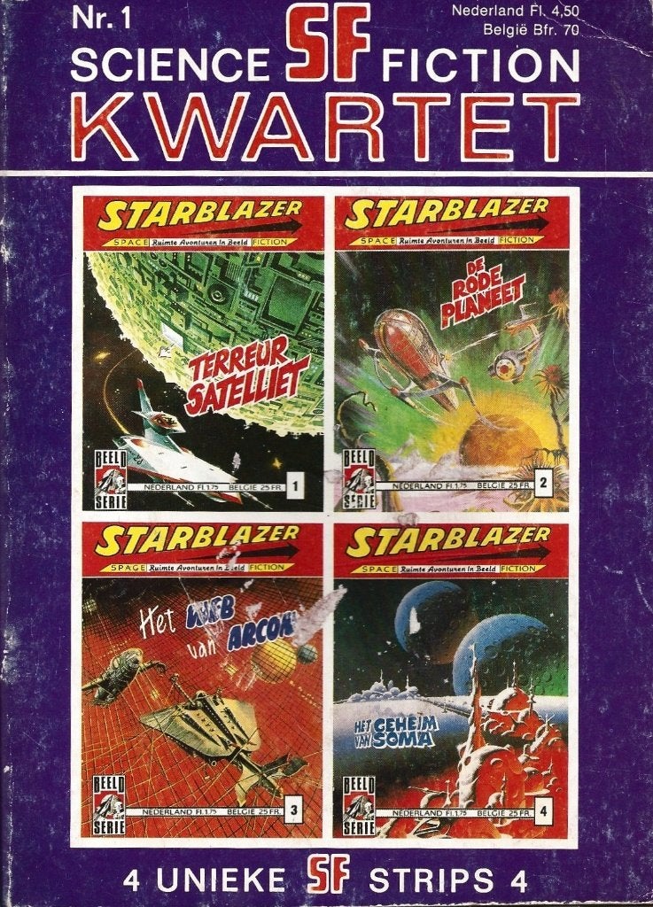 Science Fiction Kwartet Nr. 1 - stripvorm, Ophalen of Verzenden, Gelezen