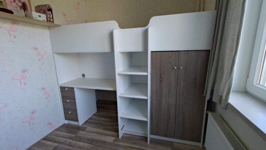 hoogslaper Leenbakker, Huis en Inrichting, Ophalen, Gebruikt, Eenpersoons, Minder dan 160 cm
