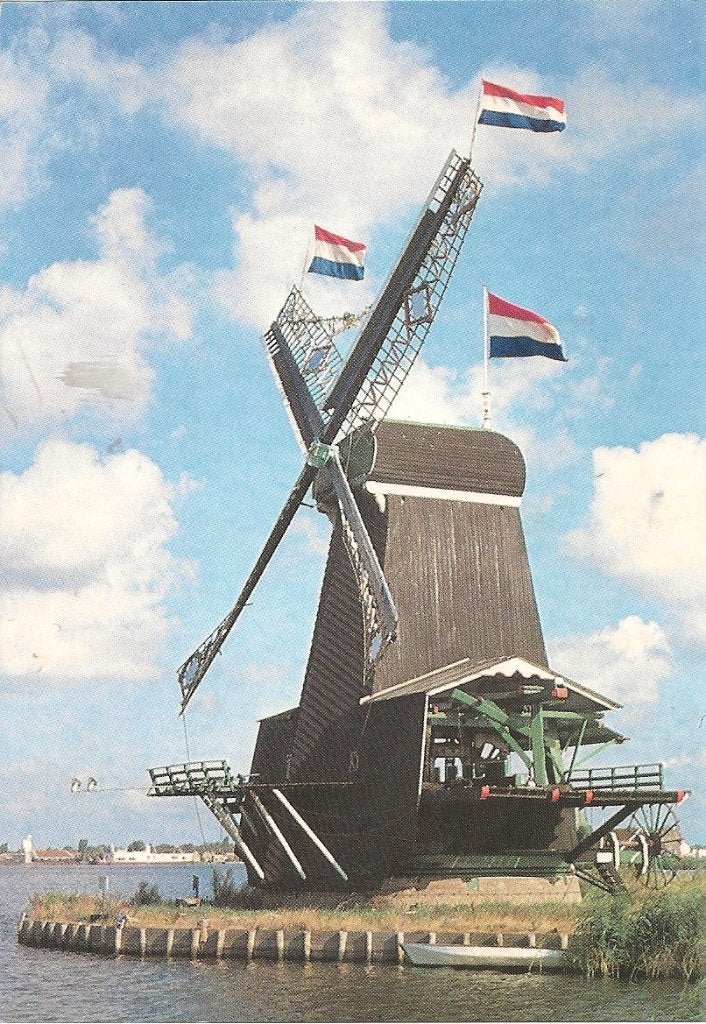 Paltrokmolen 'De Gekroonde Poelenburg' Zaanse Schans, Ophalen of Verzenden, 1980 tot heden, Ongelopen, Noord-Holland