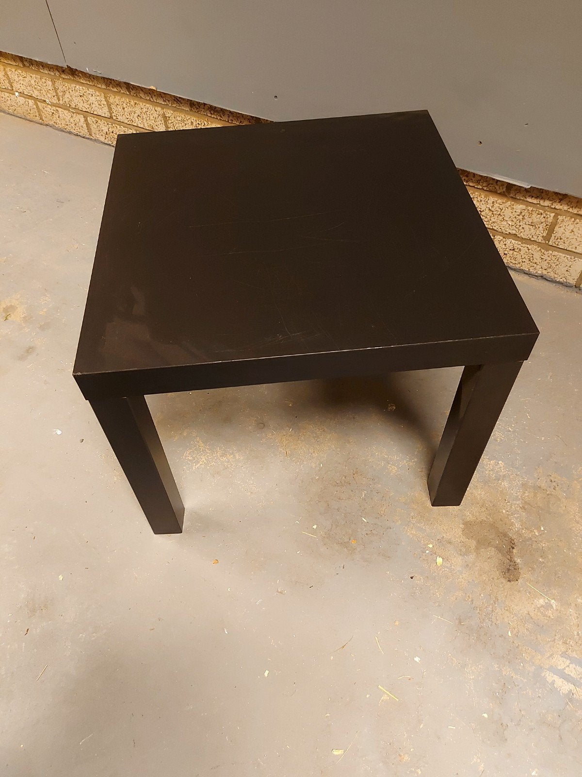 bijzettafeltje Ikea, 45 tot 60 cm, Minder dan 55 cm, Gebruikt, Vierkant