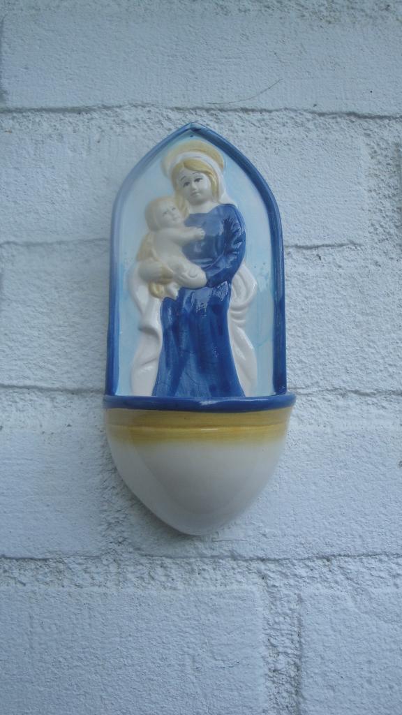 wijwater bakje porcelijn italy, Antiek en Kunst, Antiek | Religie, Ophalen of Verzenden