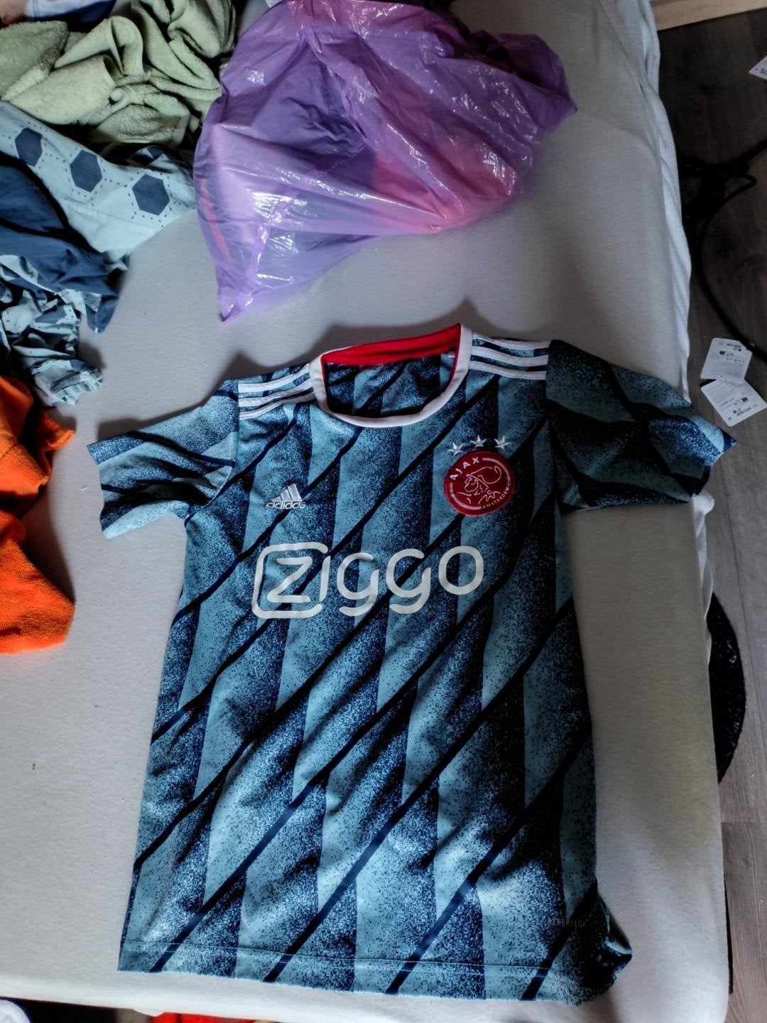 Ajax uitshirt 2020-2021 maat S - Goede staat, Sport en Fitness, Voetbal, Maat S, Ophalen of Verzenden, Gebruikt, Shirt