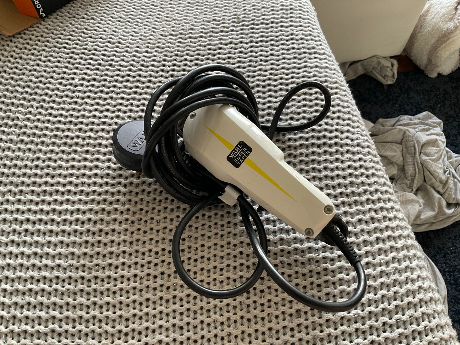WAHL Super Taper tondeuse met diverse opzetstukken en toebeh, Ophalen of Verzenden, Gebruikt, Tondeuse