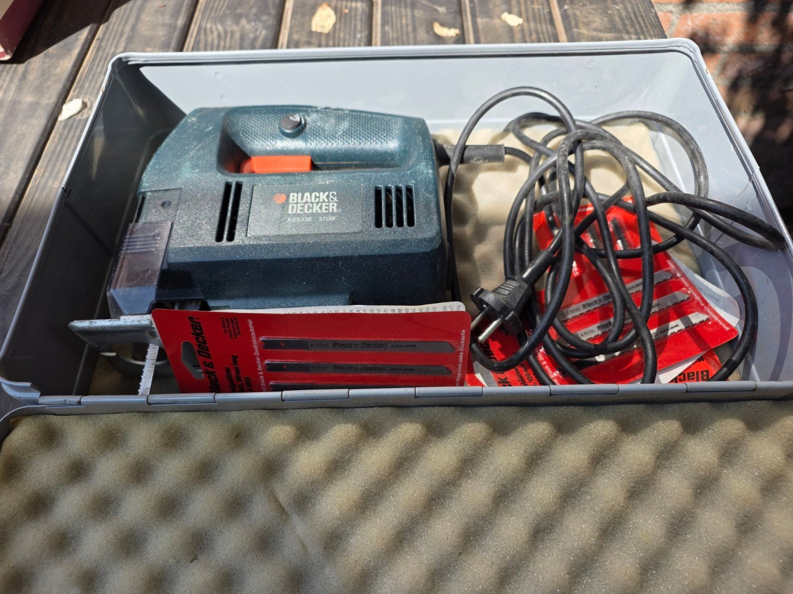 Black & Decker Decoupeerzaag met zaagjes, Ophalen, Gebruikt, Decoupeerzaag, Black & Decker