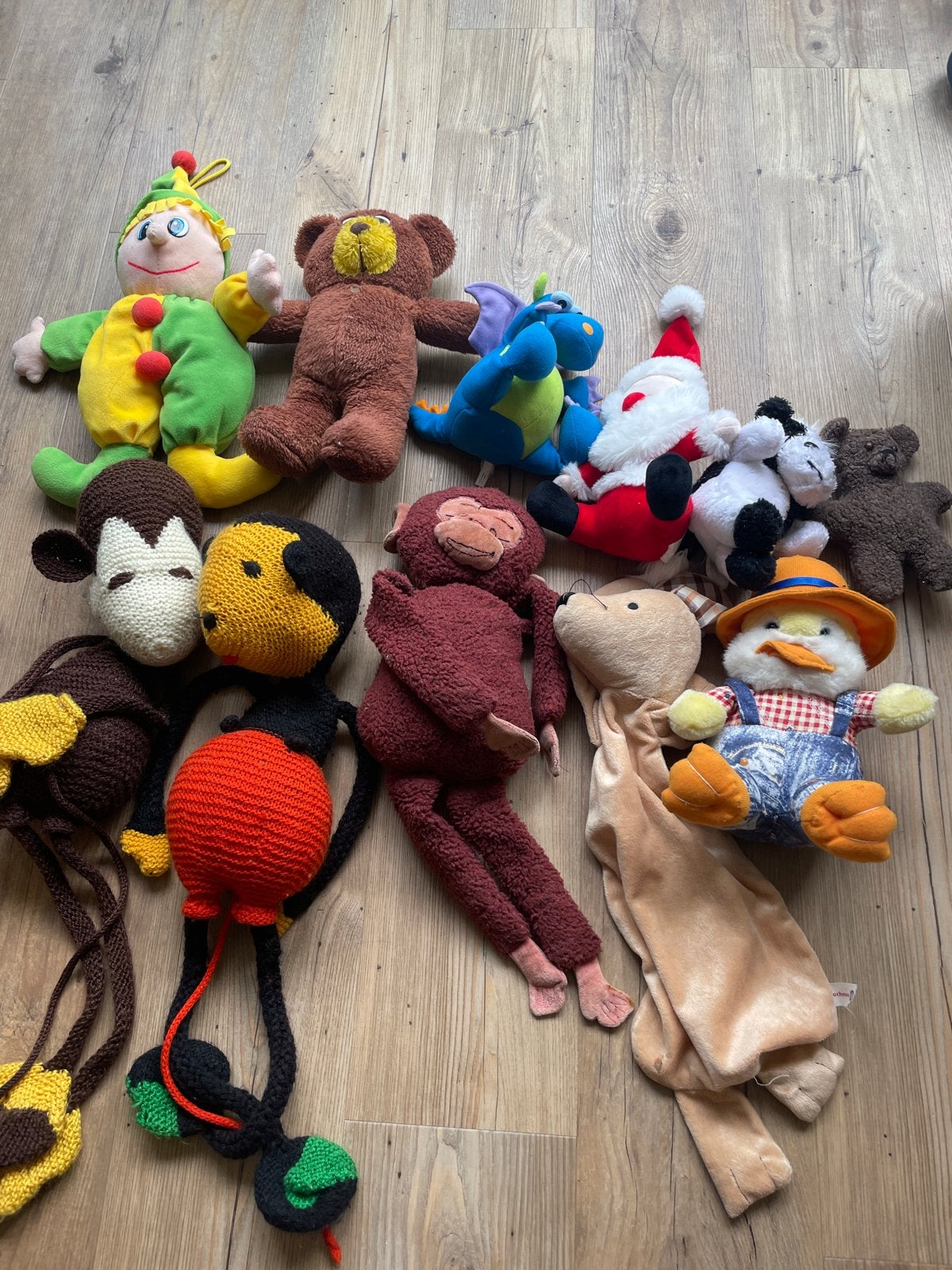 Grote collectie knuffels, Gebruikt, Overige merken, Ophalen of Verzenden, Middelgroot (20 tot 80 cm)