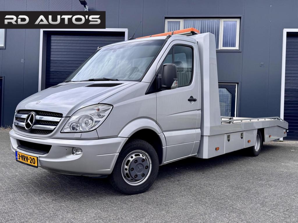 Mercedes Sprinter 519 V6 Automaat oprijwagen NAP V Hooff 519, Auto's, Bestelauto's, Automaat, Euro 5, Gebruikt, 190 pk