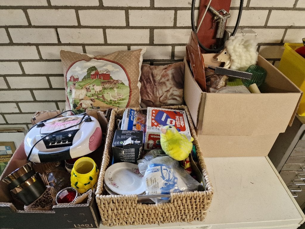 Gratis ophalen rommelmarktspullen, Ophalen, Gebruikt