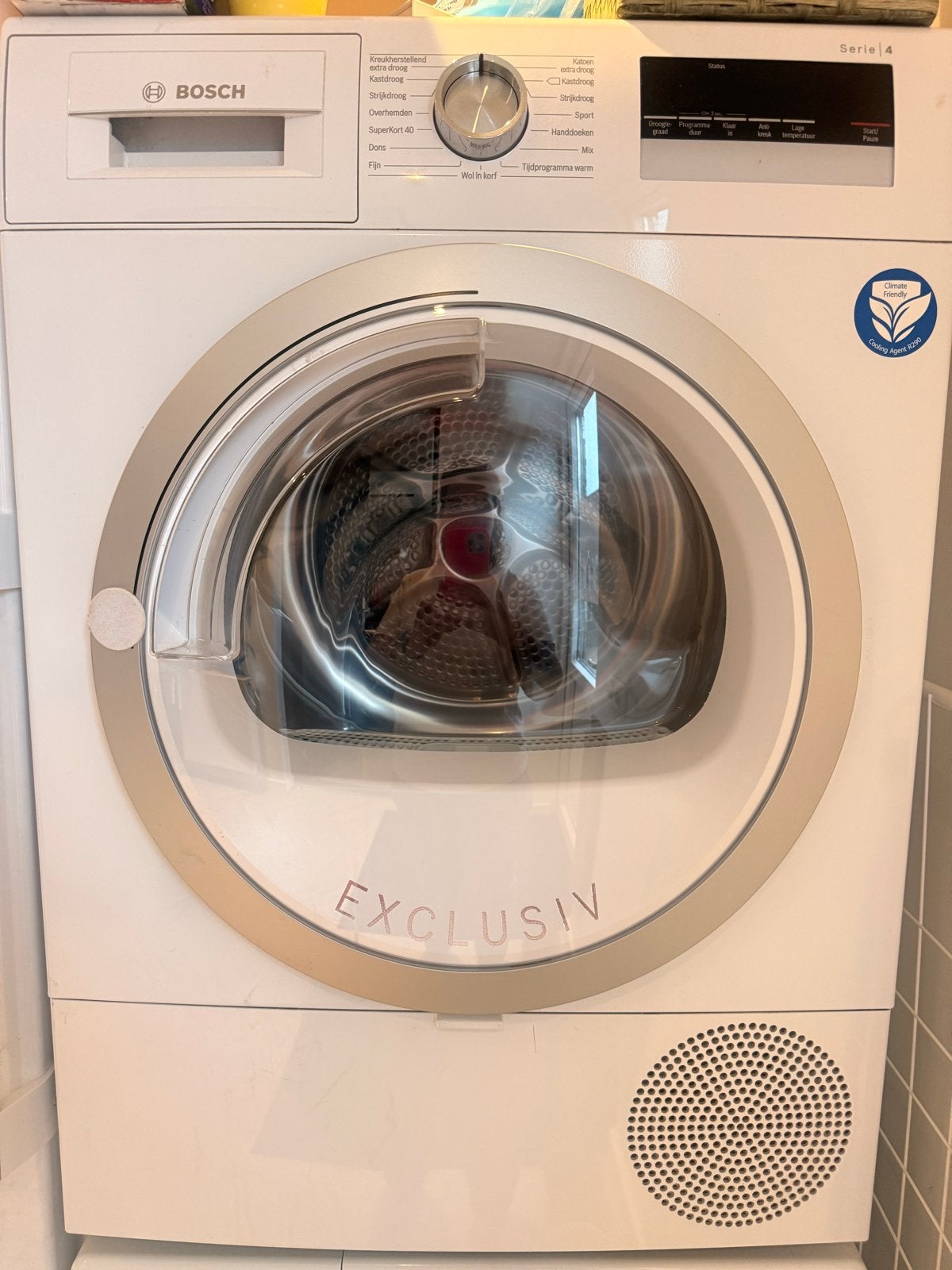 Bosch Serie 4 Exclusiv Condensdroger - Zeer Goede Staat, Ophalen, Anti-kreukfase, 8 tot 10 kg, Zo goed als nieuw