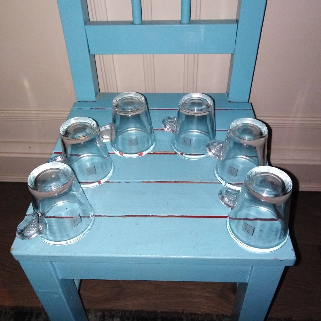 Nespresso espresso kopjes 6 stuks, Ophalen, Gebruikt, Glas, Overige stijlen