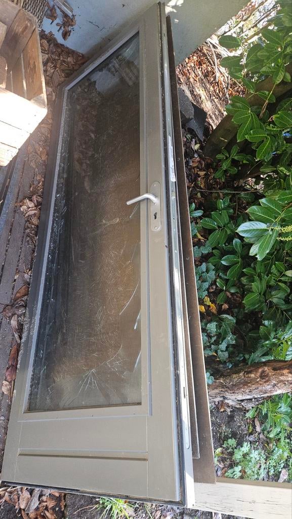 Meranti triple glas deur merk Kegro, Ophalen, Nieuw, 200 tot 215 cm, Glas