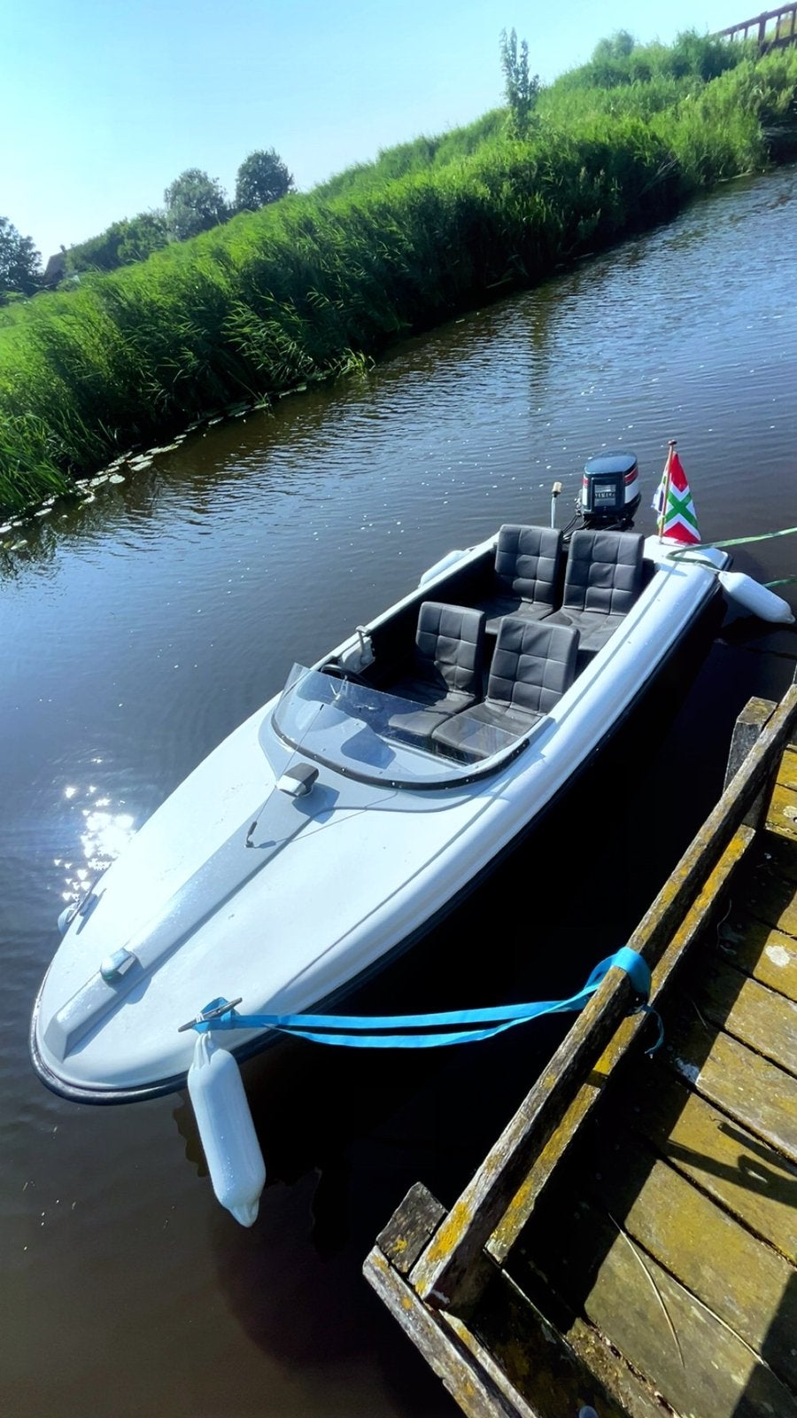 Speedboot 40pk, Watersport en Boten, Ophalen, Gebruikt, Overige typen, Motorboot