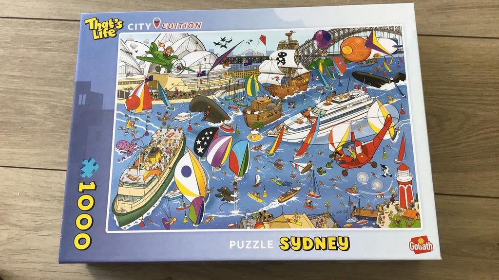 That’s Life City Edition puzzel Sydney 1000 stuks, Ophalen, 500 t/m 1500 stukjes, Zo goed als nieuw