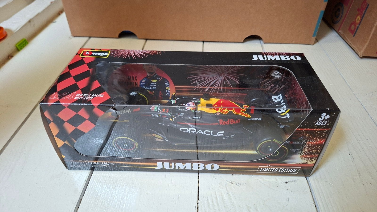 Bburago Red Bull Racing RB19-2023 Max Verstappen 1:24, Ophalen of Verzenden, Nieuw, Overige typen, Bburago