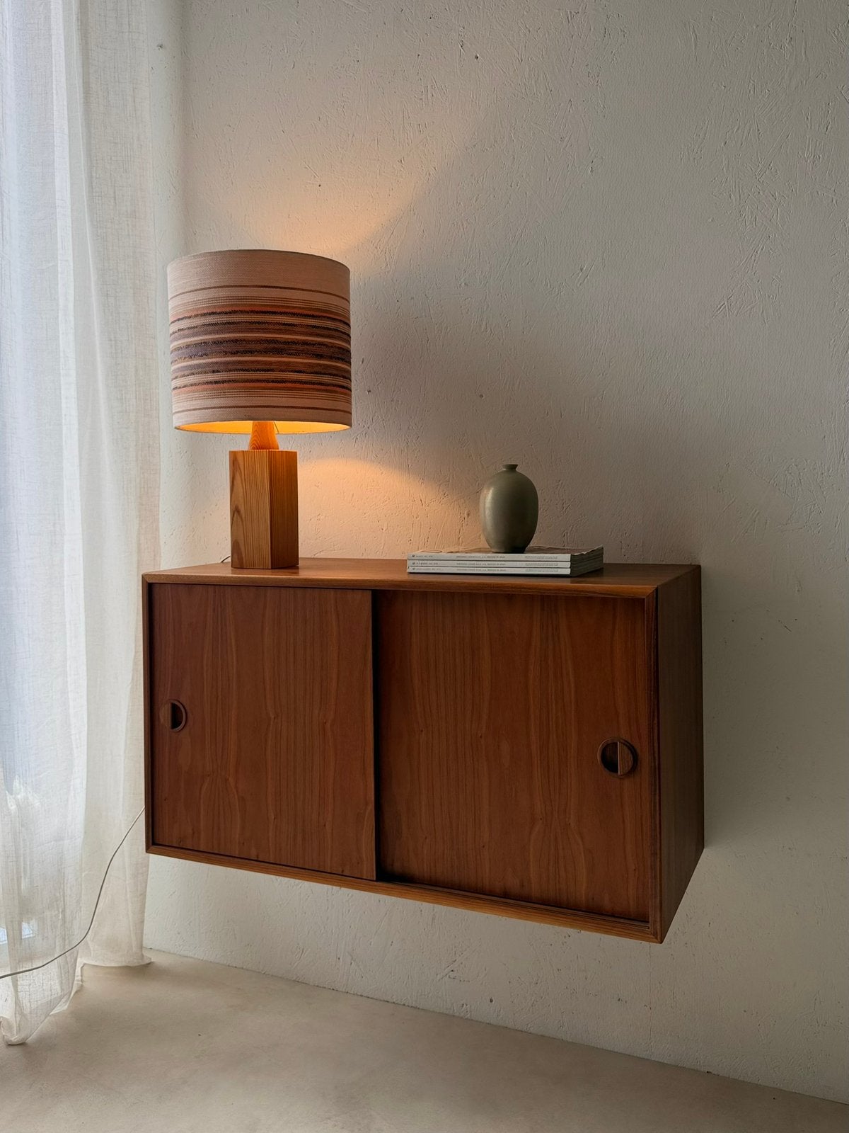Deens teak wanddressoir van HG Furniture jaren 60, Ophalen of Verzenden