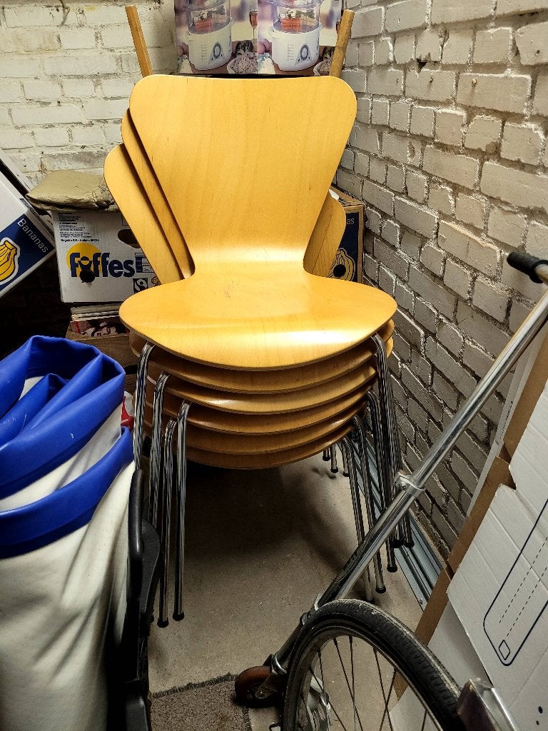 Vlinderstoelen 6 stuks, Ophalen, Gebruikt, Overige kleuren, Vijf, Zes of meer stoelen