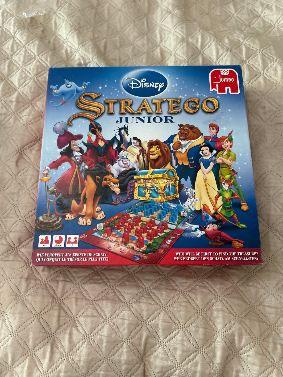 Disney Stratego Junior Bordspel - Zo goed als nieuw, Een of twee spelers, Ophalen of Verzenden, Zo goed als nieuw