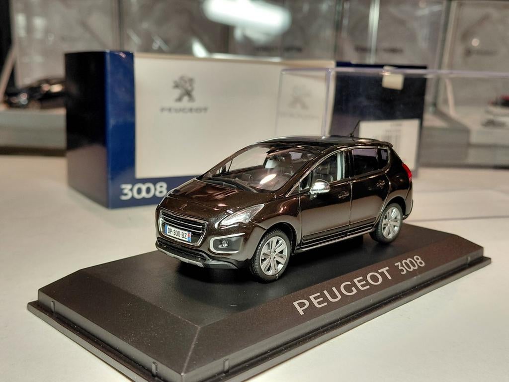 Peugeot 3008 ph2 MiVie E-HDi 2013-2016 Noir Perla Nera Norev, Ophalen of Verzenden, Zo goed als nieuw, Auto, Norev
