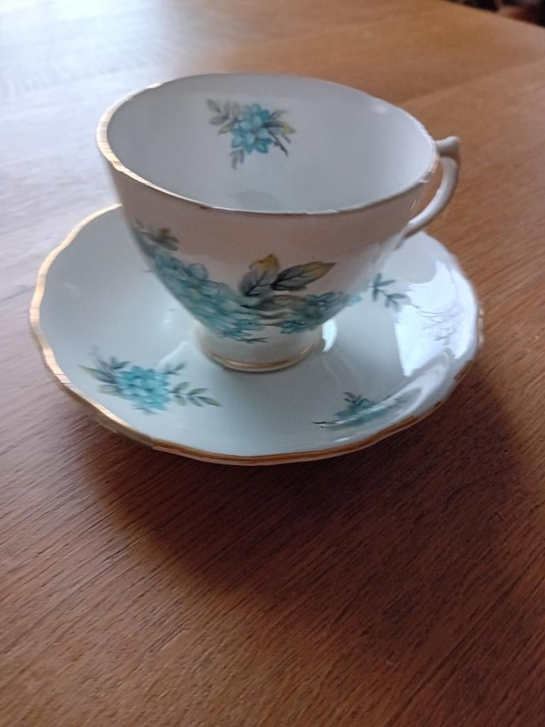Bon China royal Adderley kop en schotel., Verzamelen, Porselein, Kristal en Bestek, Ophalen of Verzenden, Zo goed als nieuw, Porselein