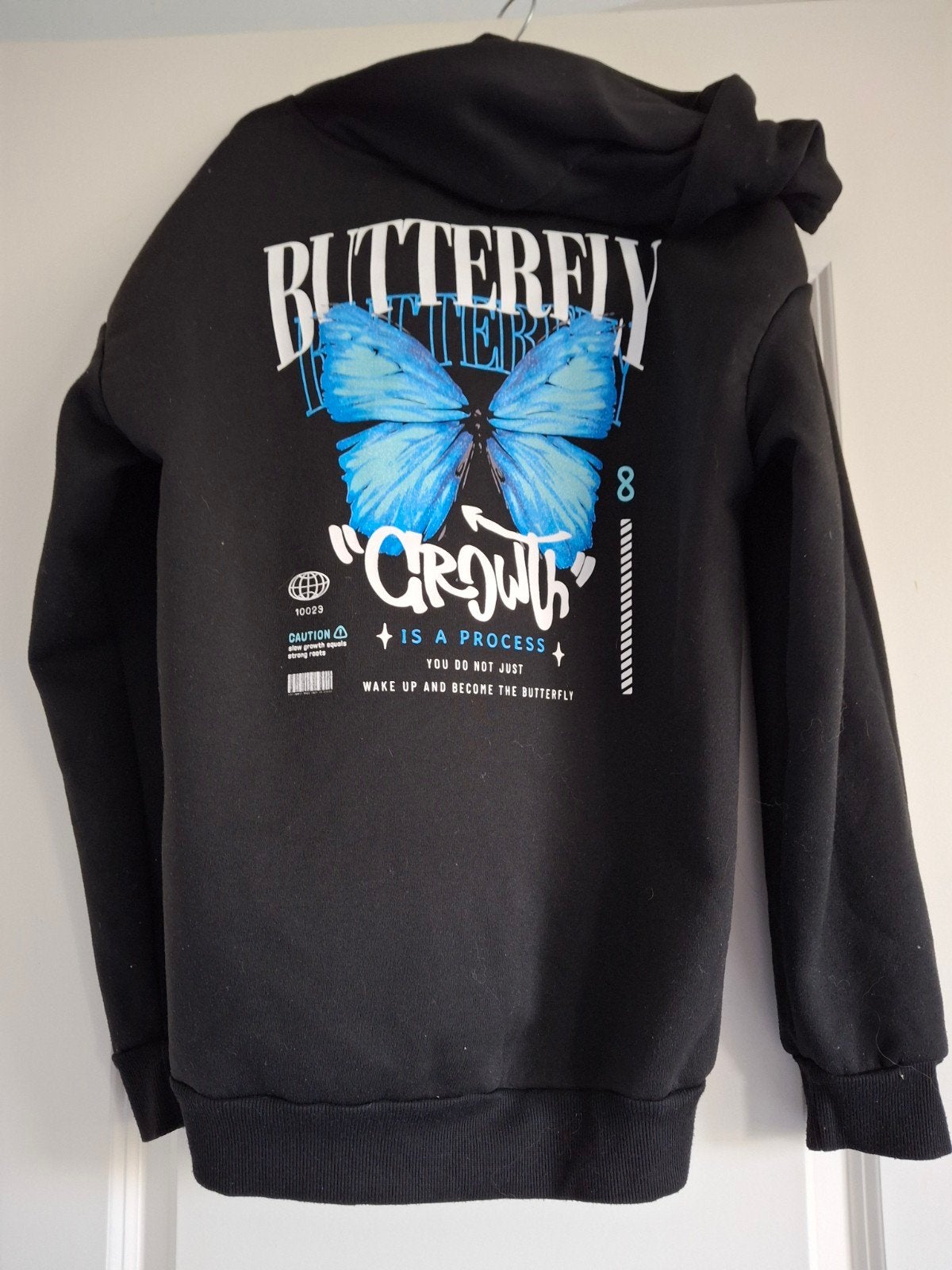 Hoodie mt S valt als M, Ophalen of Verzenden, Zo goed als nieuw, Zwart