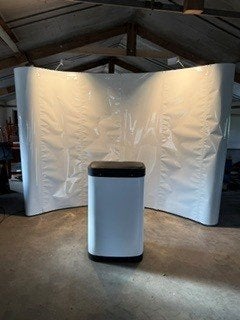 POP-UP Beurs- Presentatiewand met verlichting, Ophalen, Gebruikt