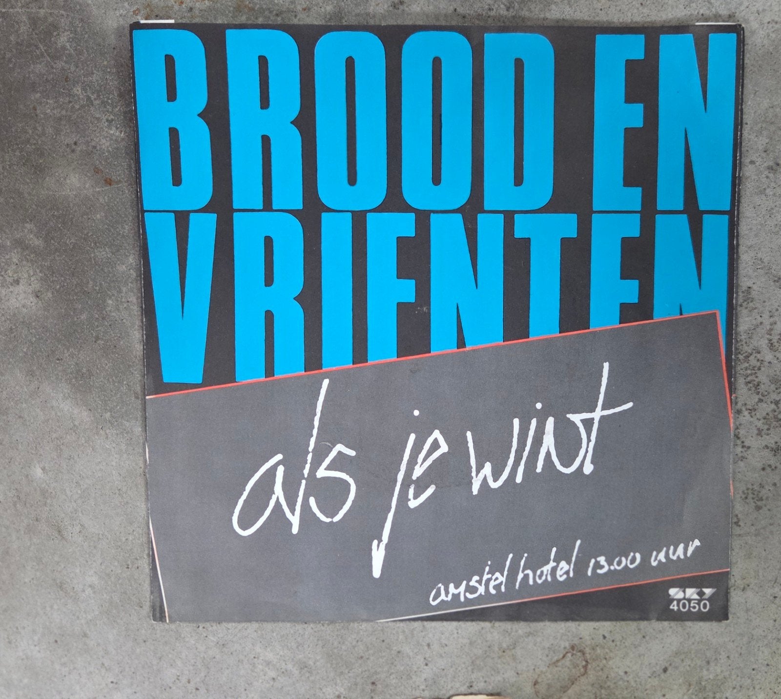 Henny Vrienten met Herman Brood - Als Je Wint 7 inch vinyl, Cd's en Dvd's, Gebruikt, Fotohoes, Ophalen of Verzenden, EP