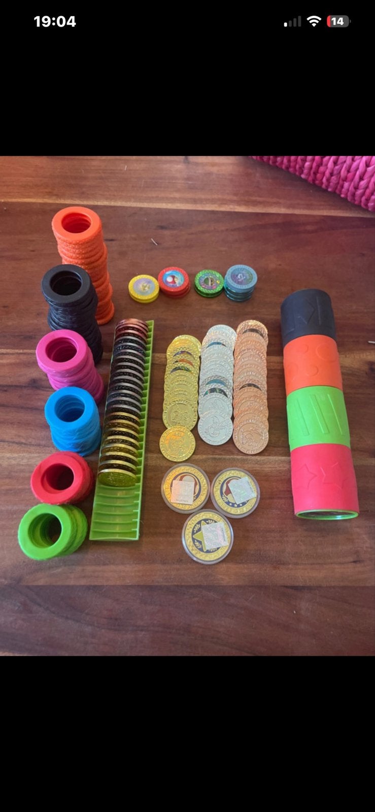Grote verzameling Mario en andere munten en fiches, Verzamelen, Ophalen, Gebruikt