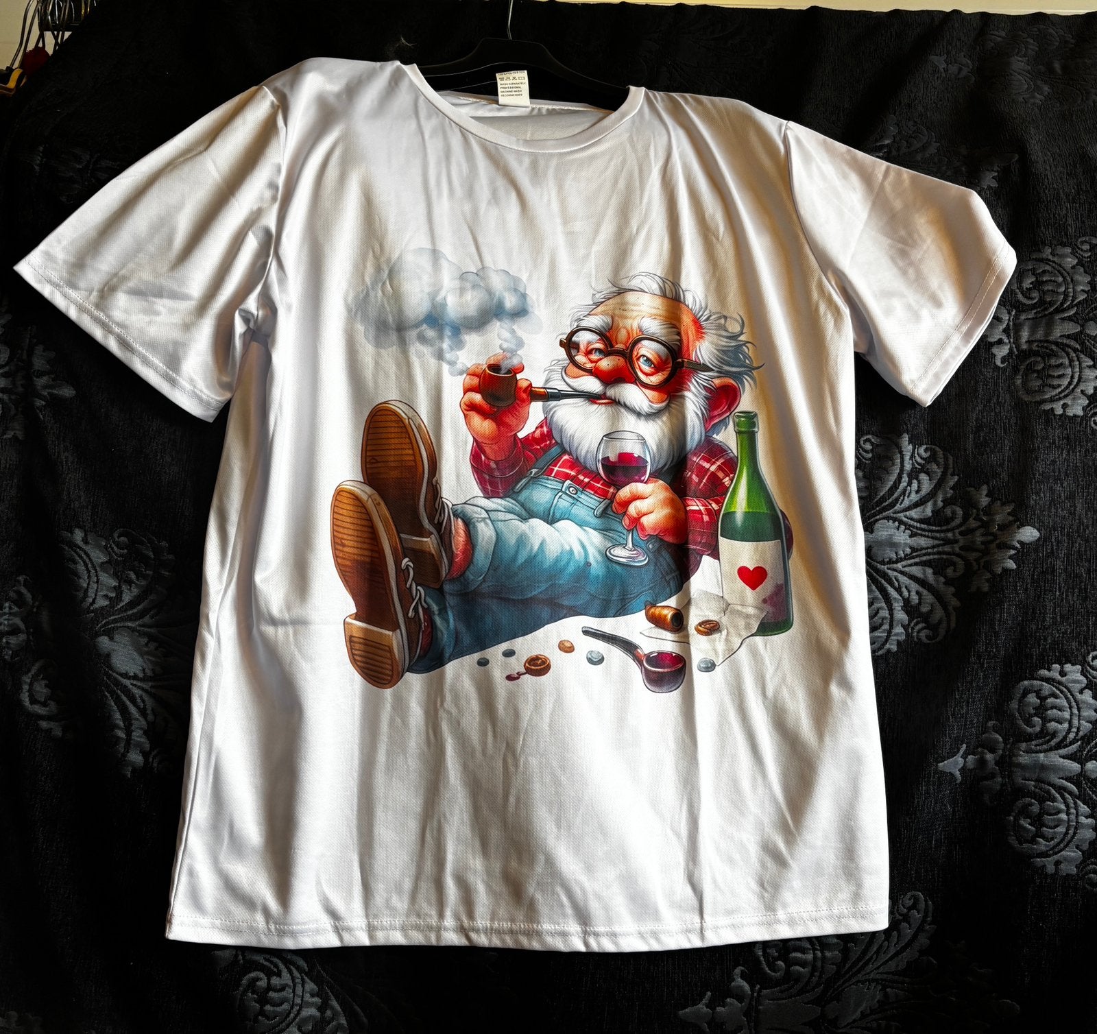 T-shirt, shirt oude man, levensgenieter, pensioen XXXL, 3XL, ., Overige maten, Ophalen of Verzenden, Zo goed als nieuw
