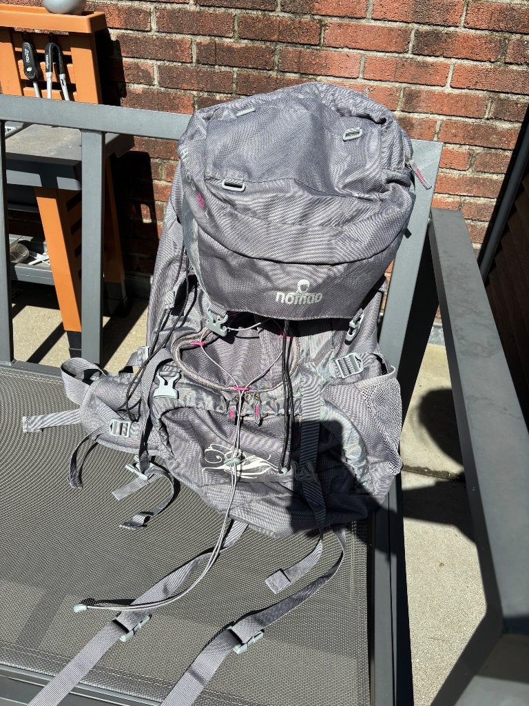 Backpack Nomad Hakos 55 liter, Ophalen, Zo goed als nieuw, 60 cm of meer, Nomad