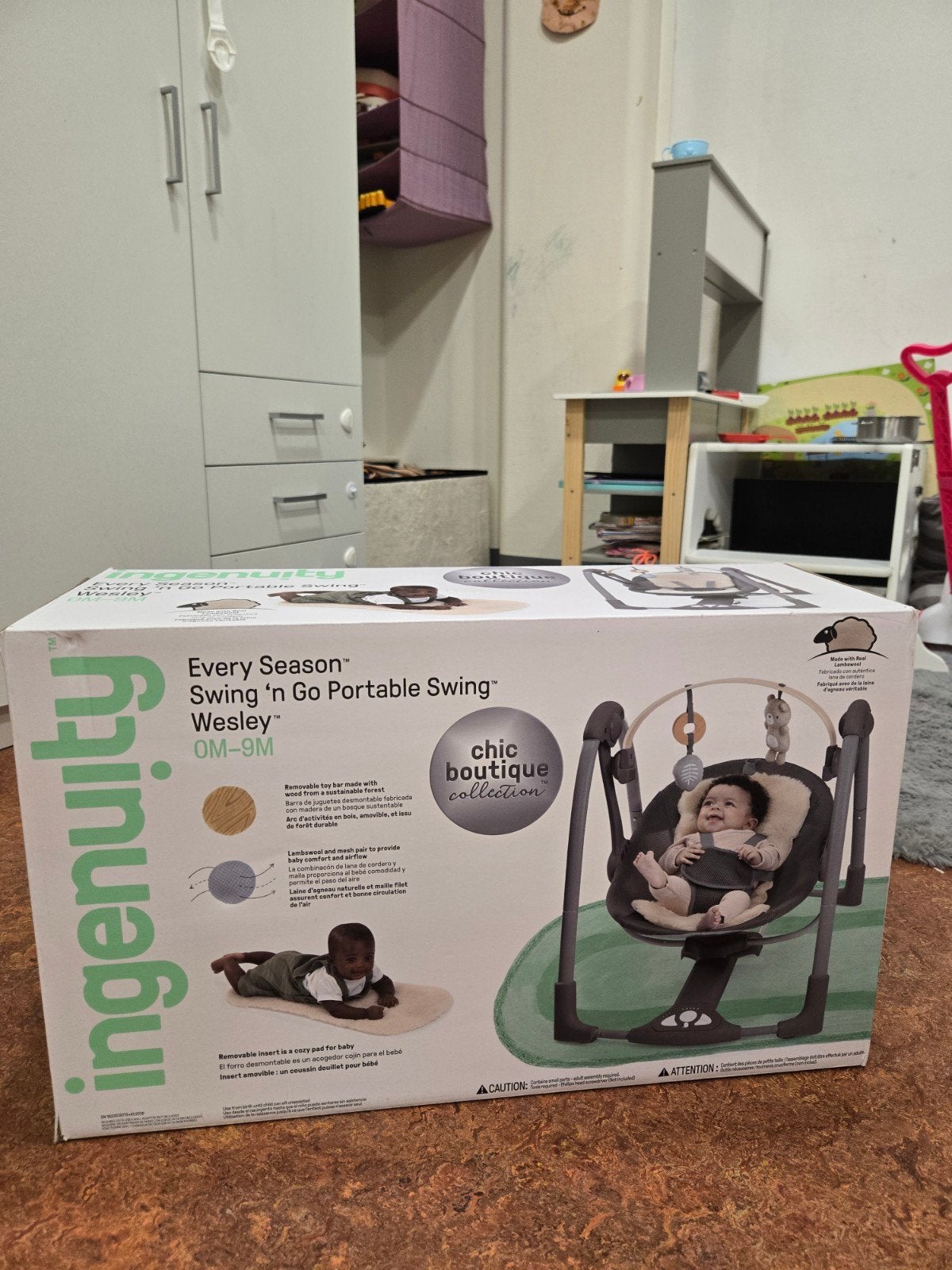 Ingenuity Every Season Swing 'n Go Portable Schommel, Ophalen of Verzenden, Zo goed als nieuw