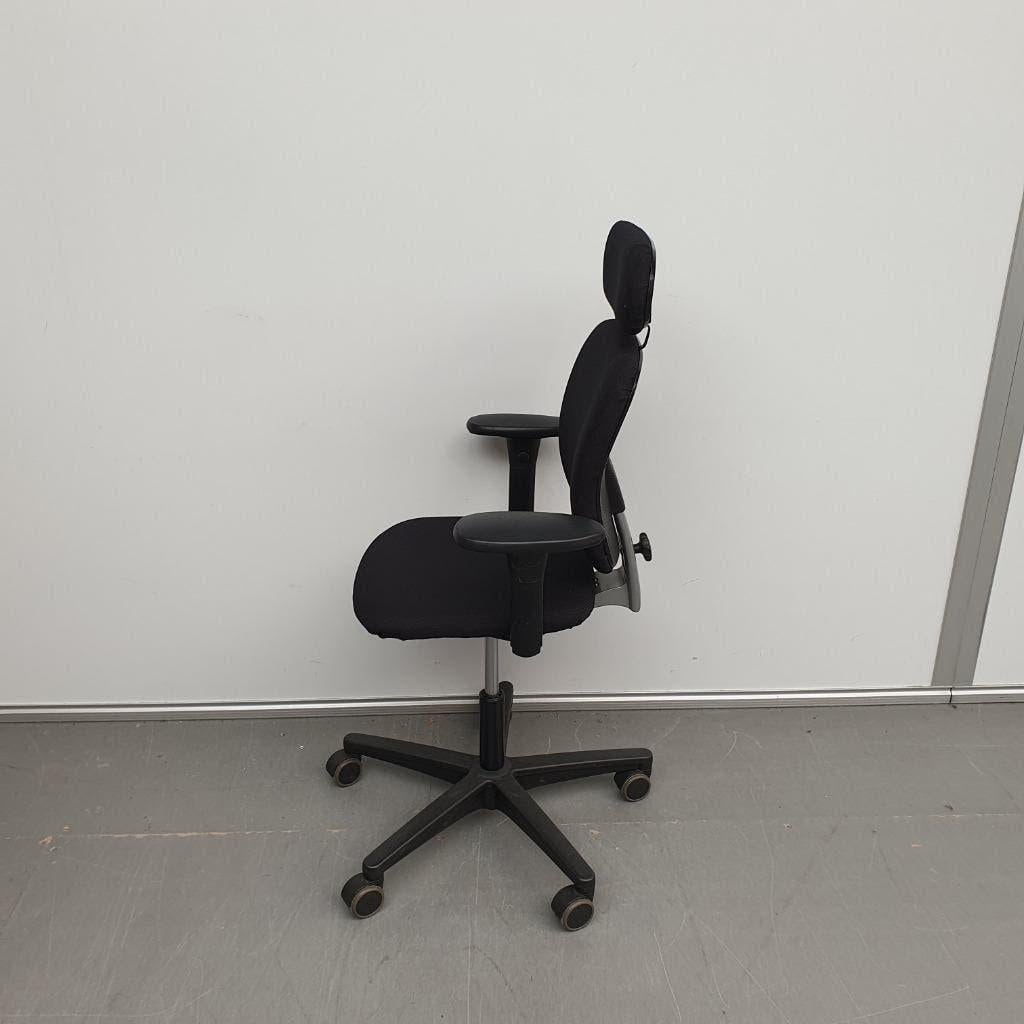 10x Ahrend 262 bureaustoelen met hoofdsteun en nieuwe stof, Ophalen of Verzenden, Gebruikt, Zwart