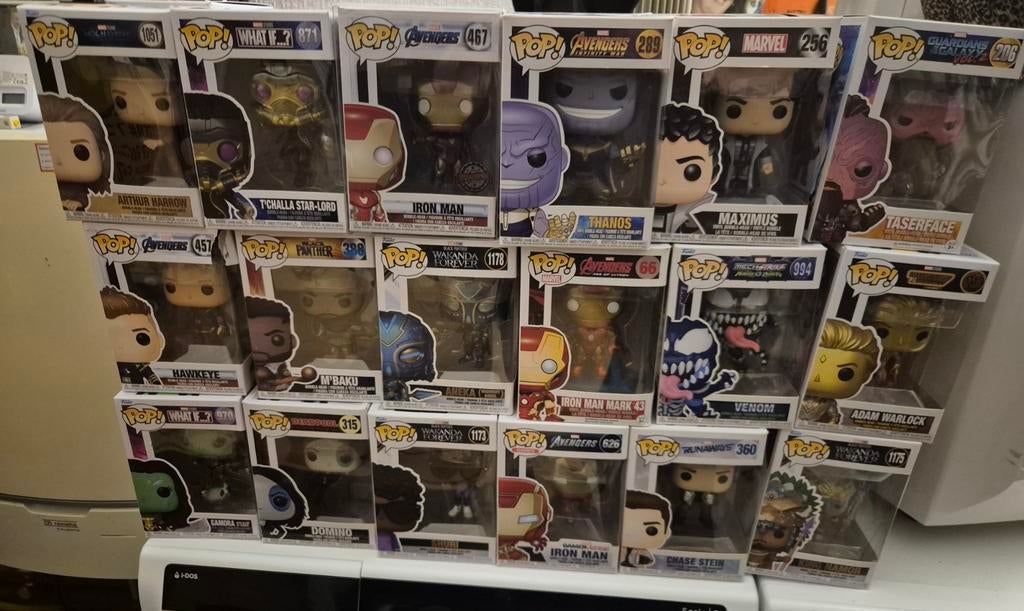 Grote collectie Marvel Funko Pops - Diverse karakters, Ophalen