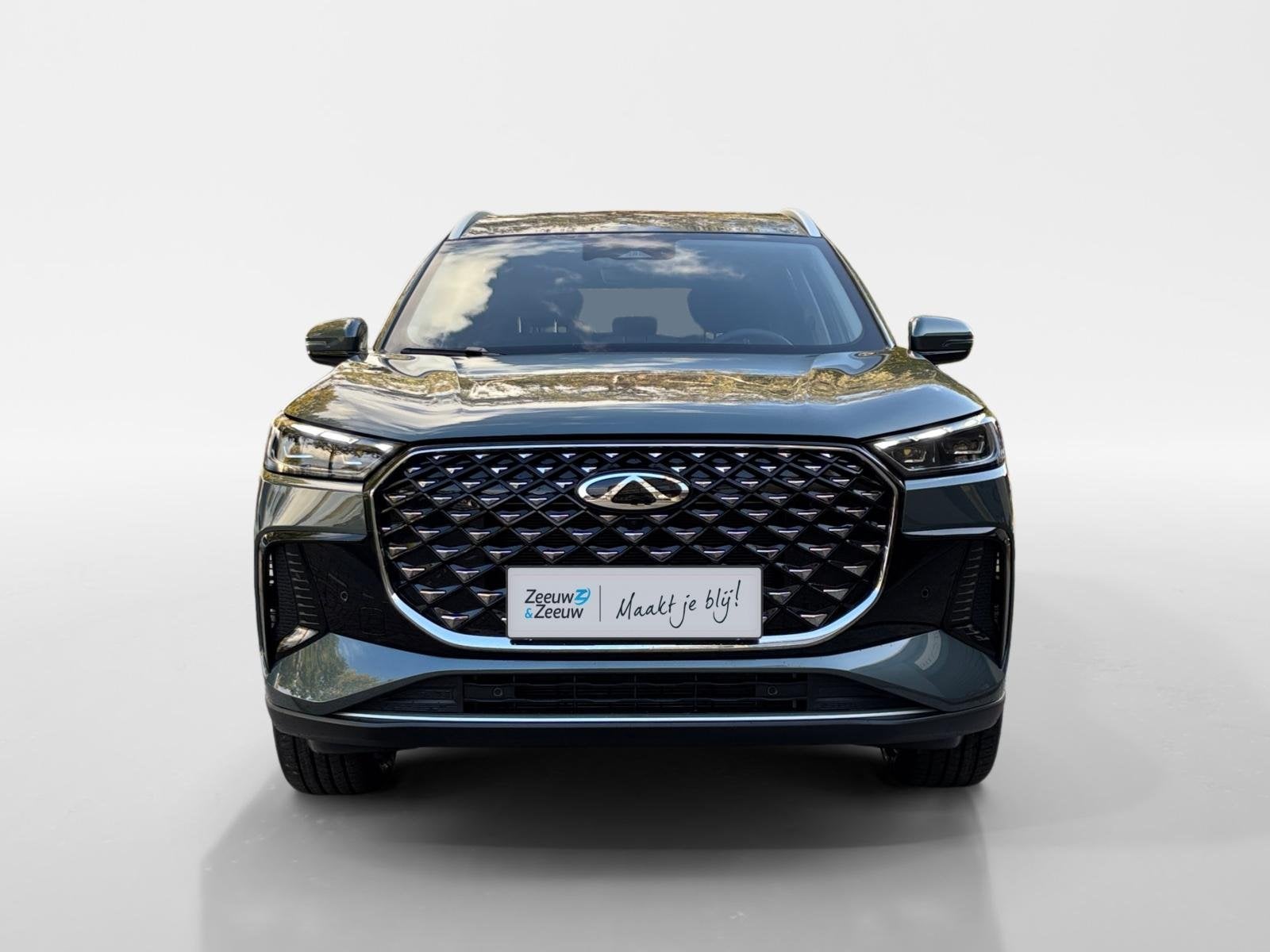 Chery Tiggo 8 1.5TGDI PHEV UNIQUE | Bamboo Grey | FULL OPTIO, Auto's, 4 cilinders, Met garantie (alle), 7 stoelen, Plug-in hybride
