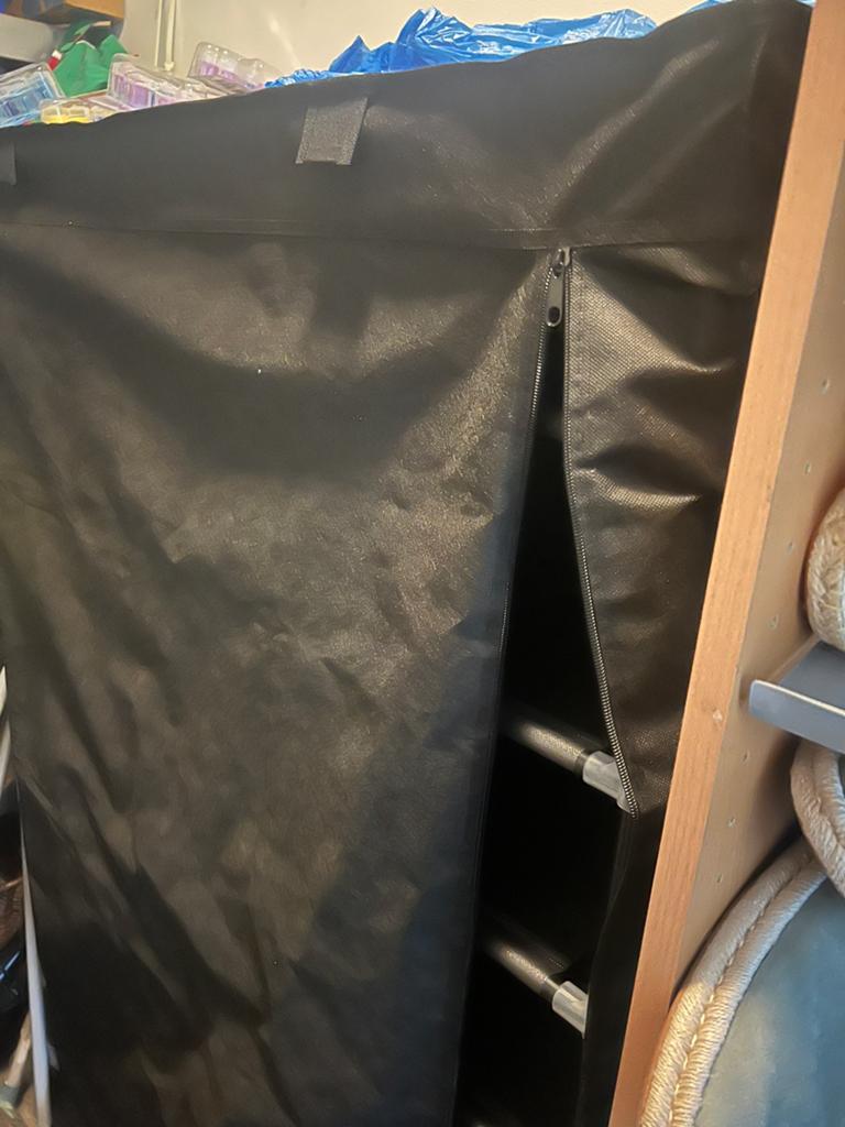 Schoenenkast met hoes, Huis en Inrichting, Ophalen, Gebruikt