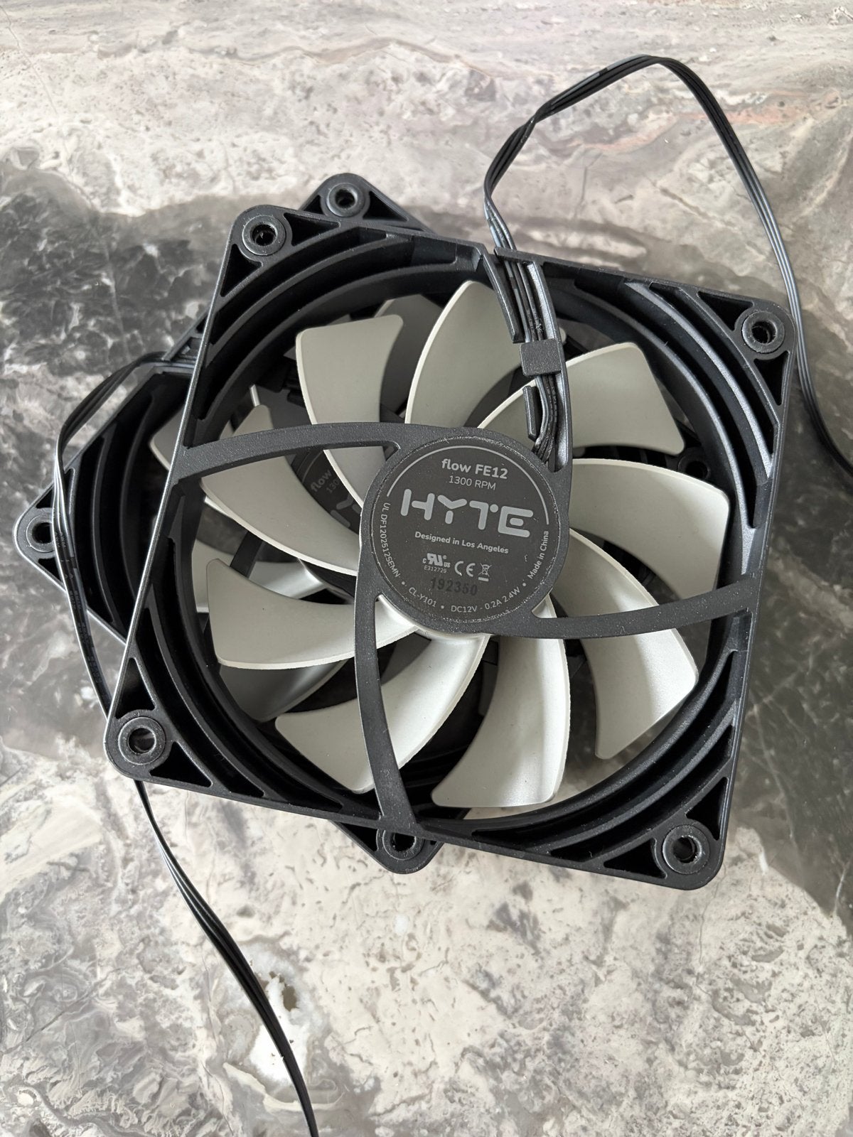 Nieuwe 2st Hyte Flow FE12 ventilator - 1300 RPM, Computers en Software, Ophalen of Verzenden, Nieuw, Luchtkoeling