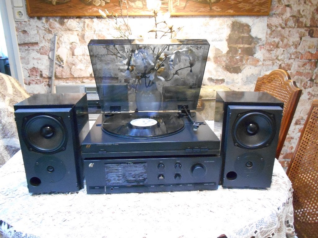 Vintage Sansui platenspeler en versterker en  speakers, Ophalen, Gebruikt, Overige merken, Automatisch