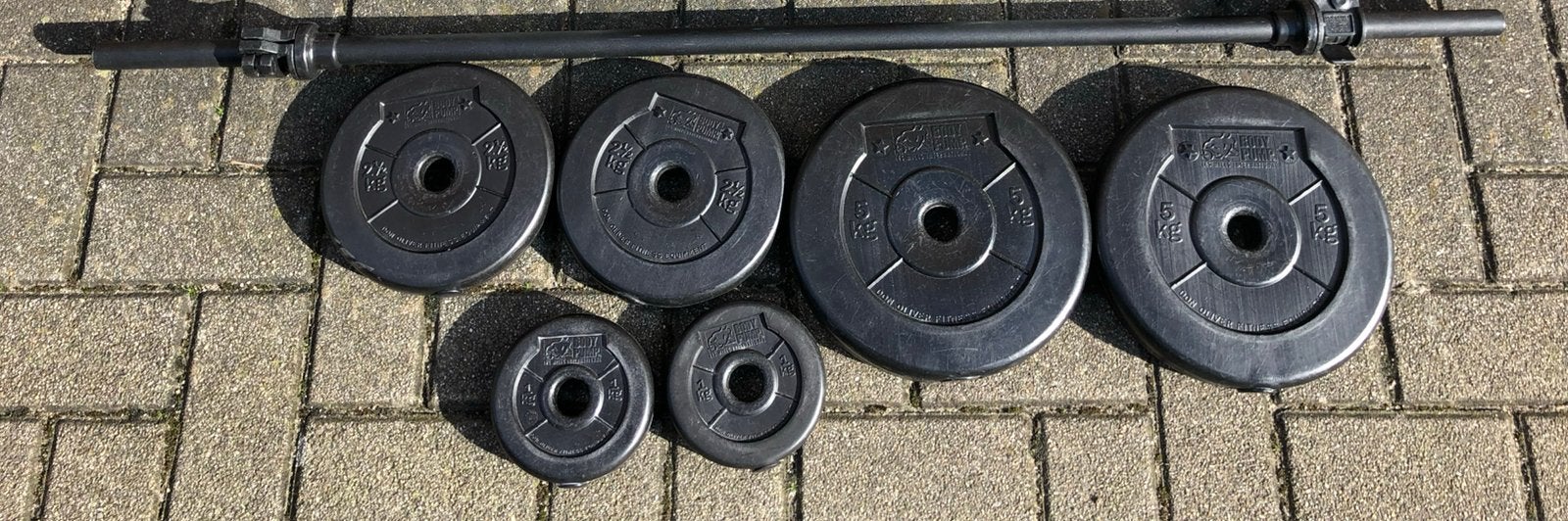 Les mills bodypump halter set, Gebruikt, Ophalen of Verzenden, Bodypump, Halterset
