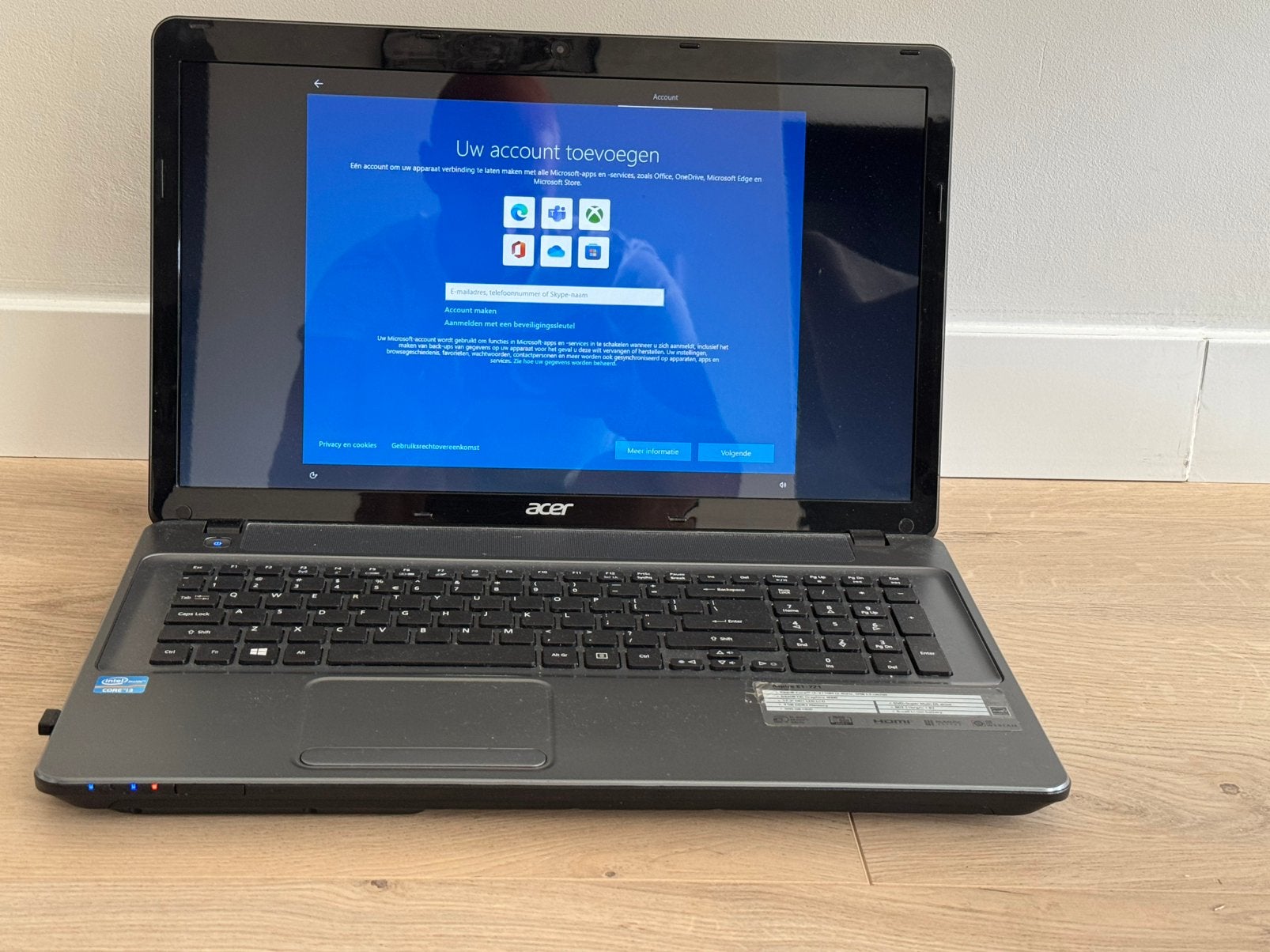 Laptop Acer aspire E1-771 500GB 17,3 inch, Computers en Software, Ophalen, Zo goed als nieuw, 17 inch of meer, 2 tot 3 Ghz
