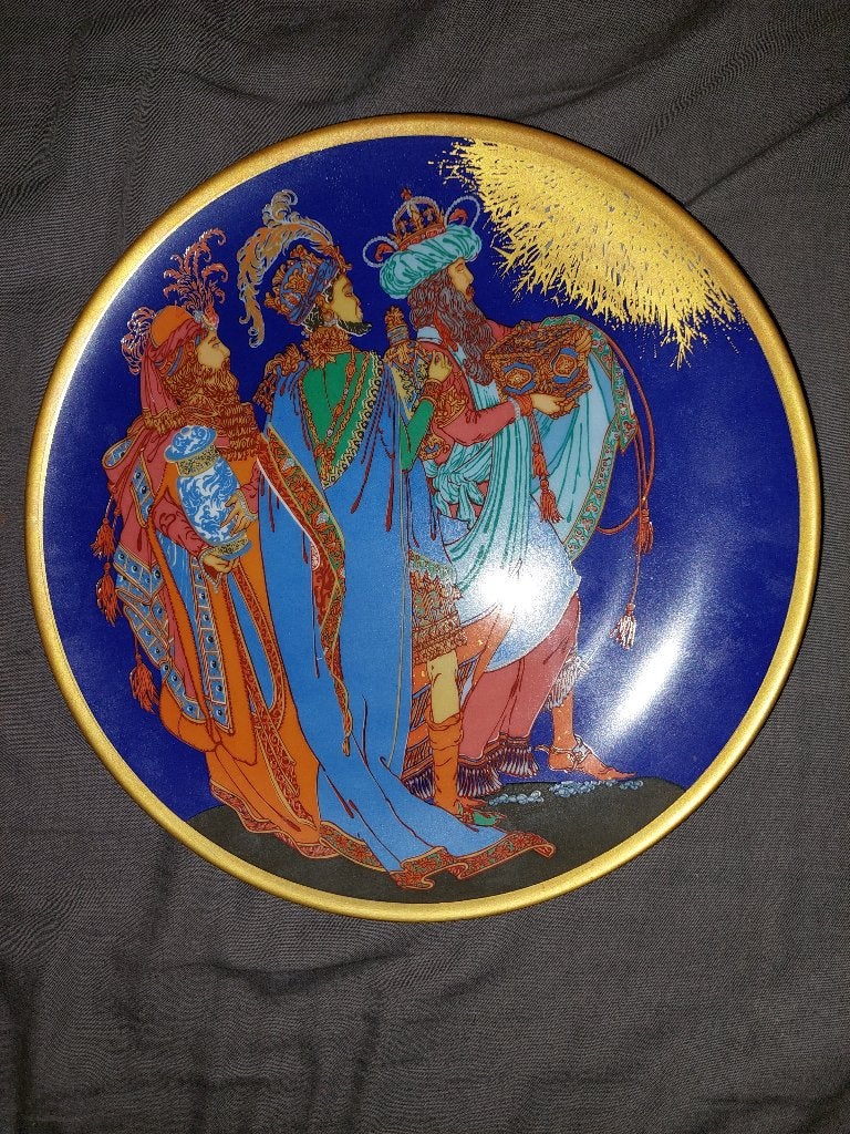 Hutschenreuther kerstbord wandbord, Ophalen of Verzenden